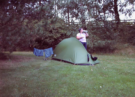 Churchyard camping