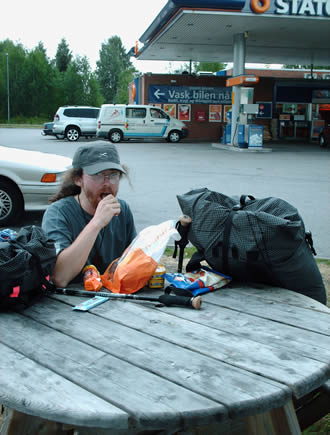 Refuelling at the Garage