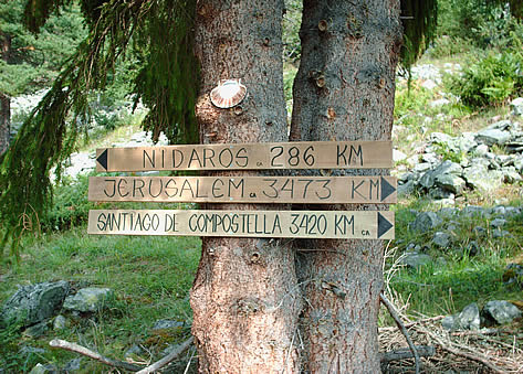 Pilgrim Signpost